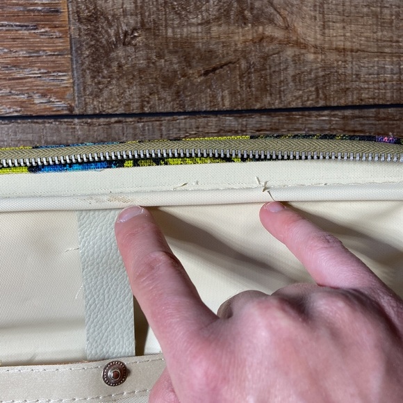 W. P. Hemenway Co Vintage Boho Floral Woven Carryon Suitcase - Picture 16 of 16